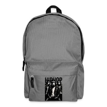 Hip Hop Monkeys Band - Backpack - elephant grey - Front