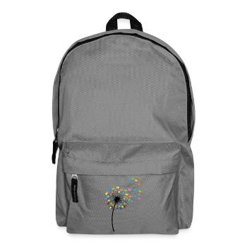 Colorful birds in the wind of dandelions - Backpack - elephant grey - Front