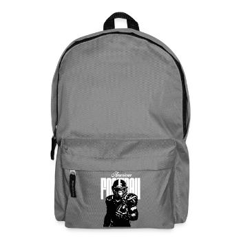 American-Football-Affe - Rucksack - Mittelgrau - Vorne