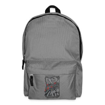Combat and Divine Protection - Backpack - elephant grey - Front