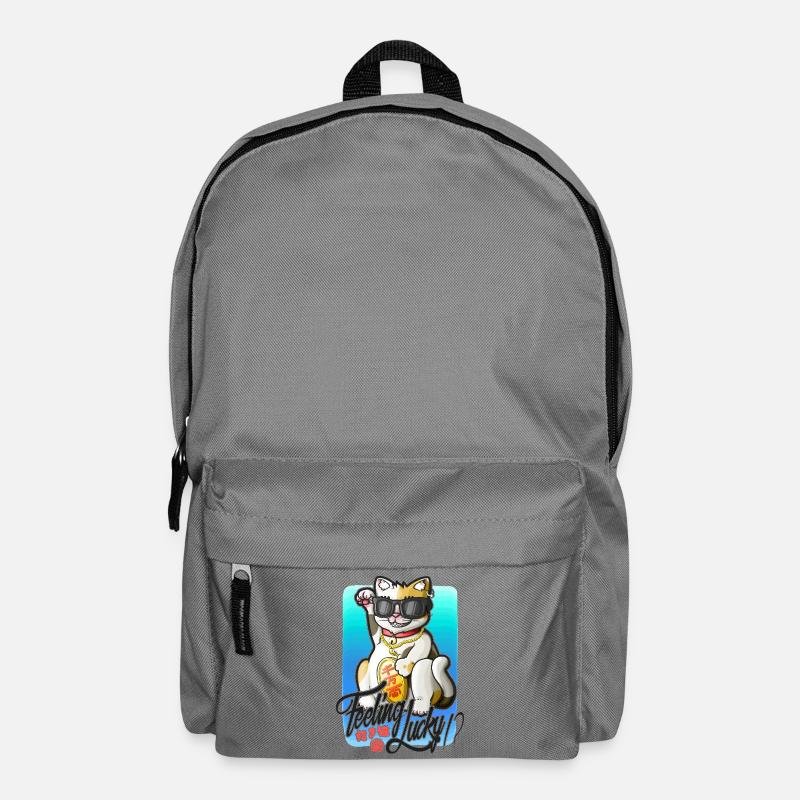 Fühlst du dich glücklich!? - Rucksack - Mittelgrau