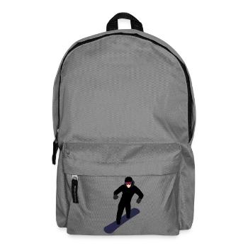 Dynamic snowboarder - Backpack - elephant grey - Front