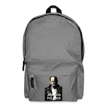 Pollock Rebel Portrait Tee - Backpack - elephant grey - Front