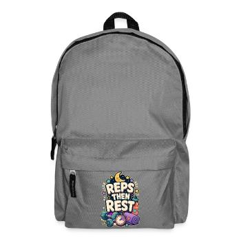 REPS THEN REST - Backpack - elephant grey - Front