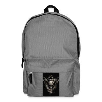 Dark Skull Flight with Blade - Backpack - elephant grey - Front