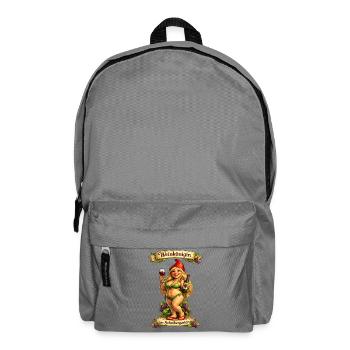Weinkönigin im Schrebergarten - Rucksack - Mittelgrau - Vorne
