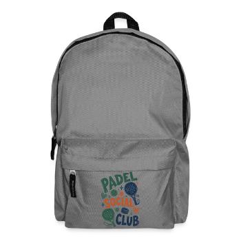 Vintage Padel Social Club - Rucksack - Mittelgrau - Vorne