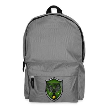 Tennis Shield with Rackets - Backpack - elephant grey - Front