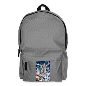 Kosmischer Steinbock im Sternmeer - Rucksack - Mittelgrau - Vorne