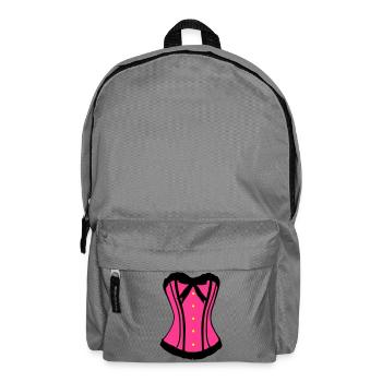 Rosa Korsett Pink Kontrast - Rucksack - Mittelgrau - Vorne