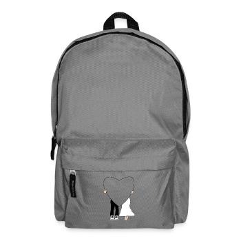 Love Language – Couple Heart - Rucksack - Mittelgrau - Vorne