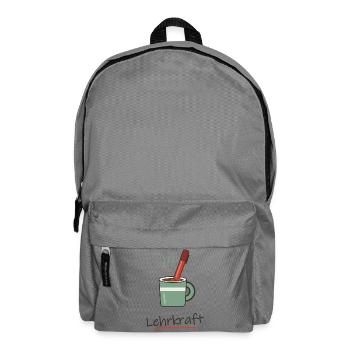 Kaffee mit Rotstift für Lehrer und Lehrerinnen - Rucksack - Mittelgrau - Vorne
