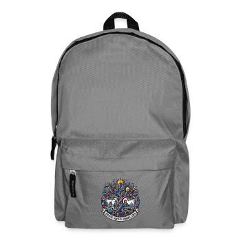 Kreative Wurzeln der Stadt - Rucksack - Mittelgrau - Vorne