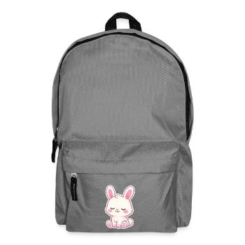 Kawaii cute baby Bunny Kawaii style - Backpack - elephant grey - Front