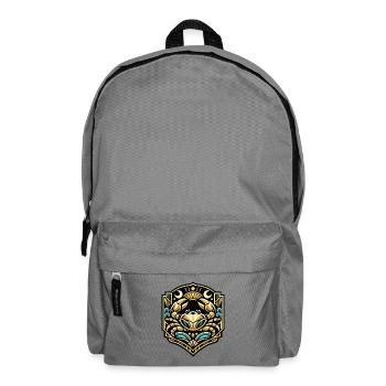 Golden Wave Crab Shield - Backpack - elephant grey - Front
