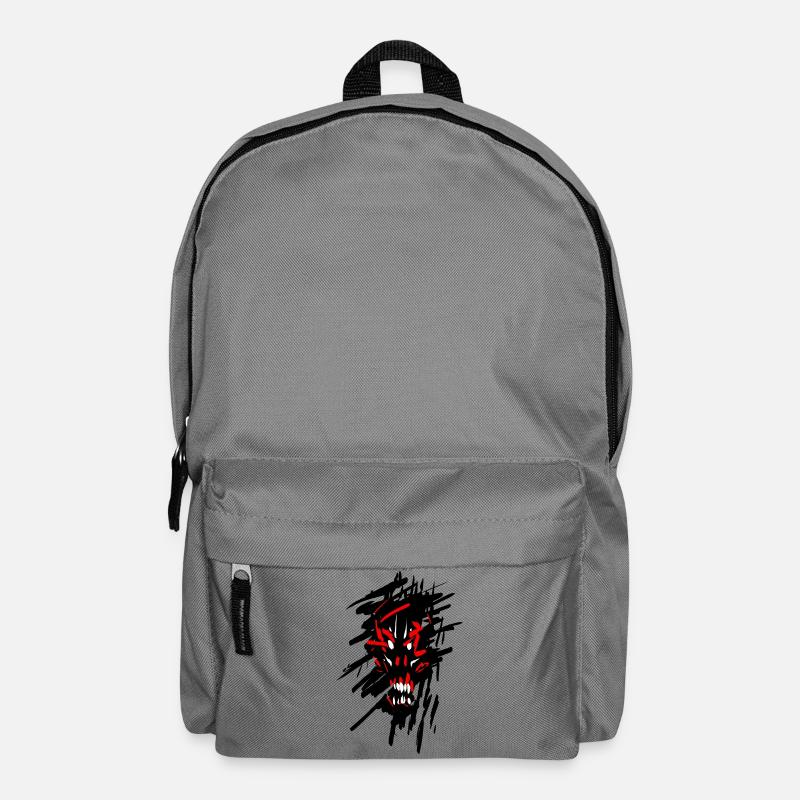 Teufel Horror Graffiti - Rucksack - Mittelgrau