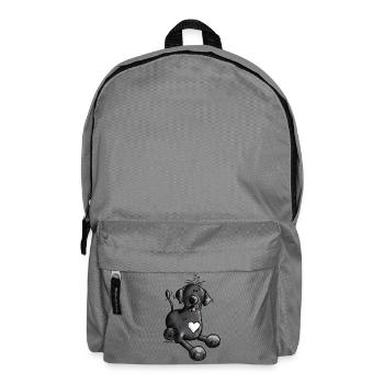 Labbi Love - Labrador Retriever - Rucksack - Mittelgrau - Vorne