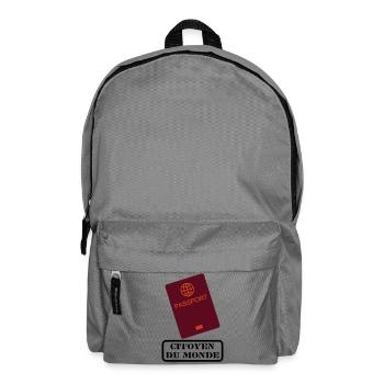 Citizen of the world - Backpack - elephant grey - Front