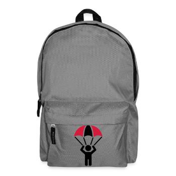 Fallschirm - Rucksack - Mittelgrau - Vorne