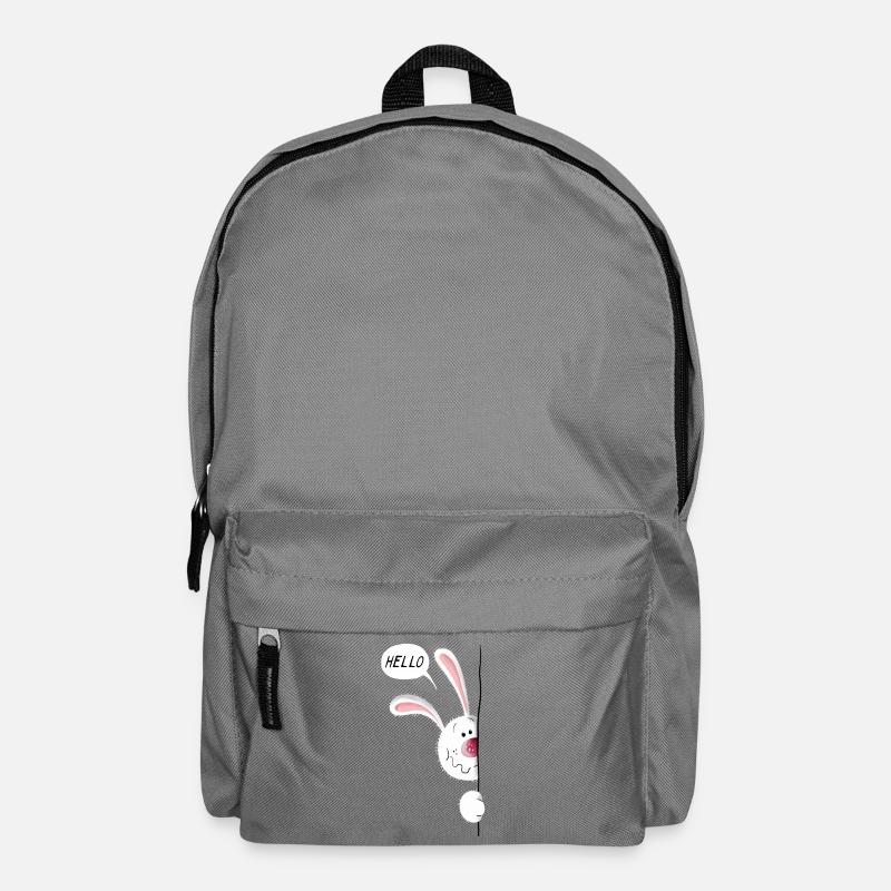 Hello Lapin - Sac à dos - gris éléphant