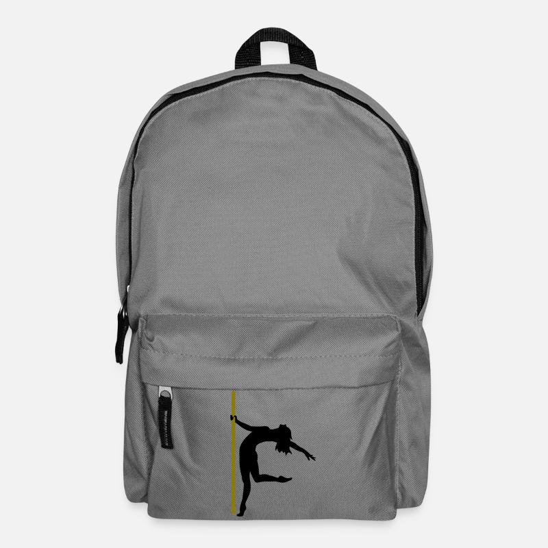 The silhouette of a pole dancer - Backpack - elephant grey