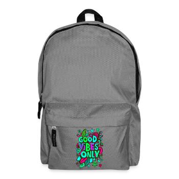 bonnes vibrations seulement - Sac à dos - gris éléphant - Devant