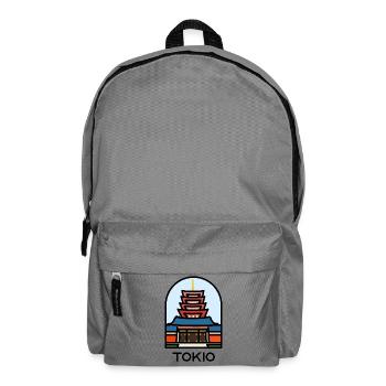 Tokio - Senso-ji Tempel - Rucksack - Mittelgrau - Vorne
