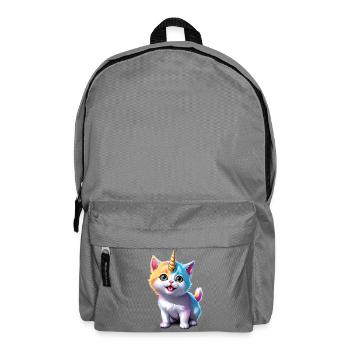 Unicorn Kitten - Backpack - elephant grey - Front