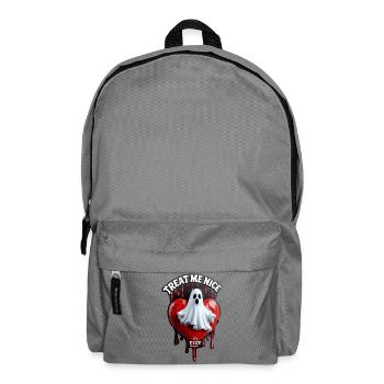 Traitez-moi bien, sinon... ! - Sac à dos - gris éléphant - Devant