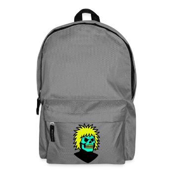 Skullman with a cool hairstyle - Backpack - elephant grey - Front