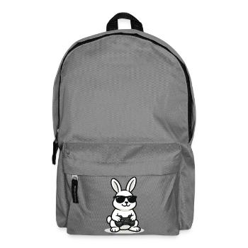 Cool Gaming Bunny - Rucksack - Mittelgrau - Vorne