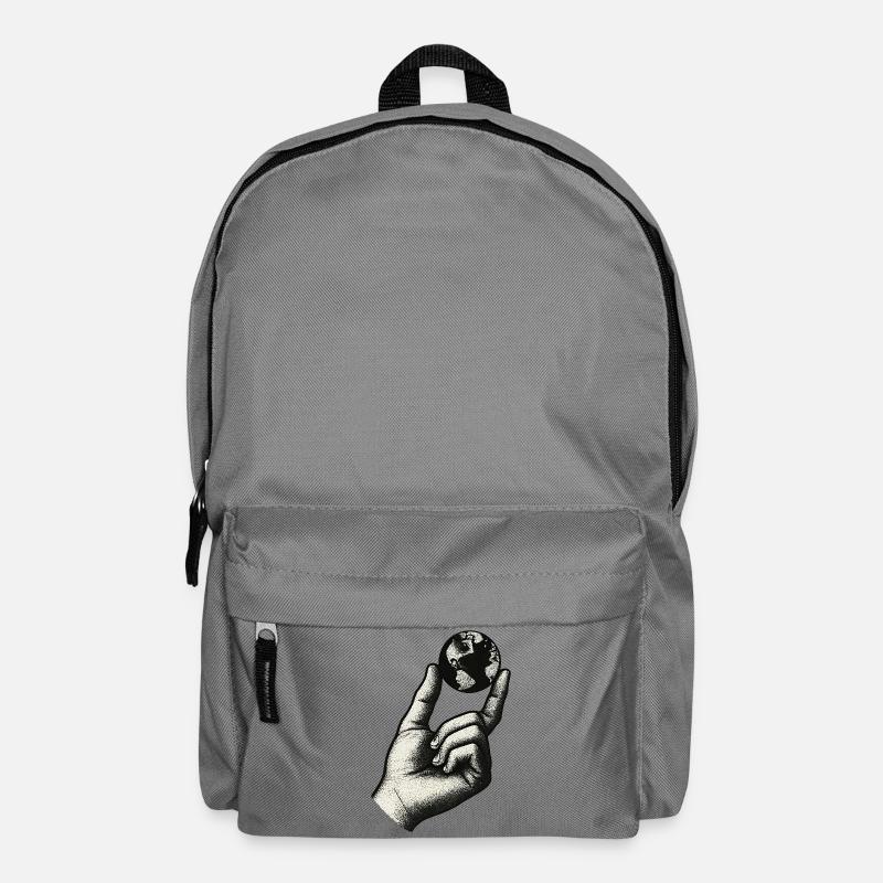 Kleine Welt, Erde - Rucksack - Mittelgrau