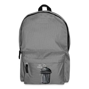 Your Opinion is Trash - Rucksack - Mittelgrau - Vorne