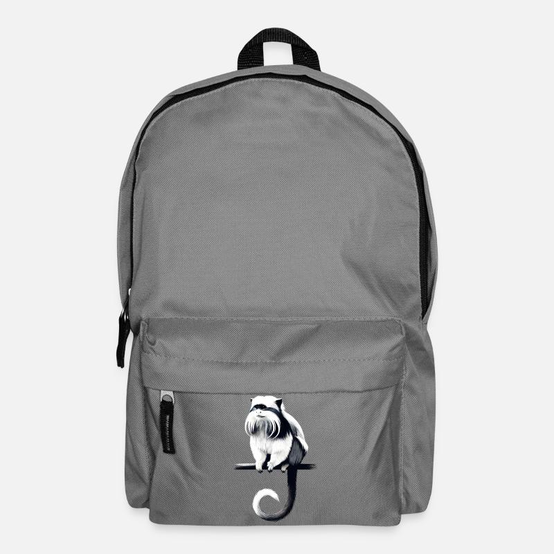 Emperor tamarin - Backpack - elephant grey