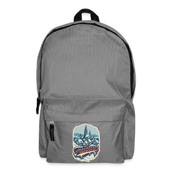 Freiburg Winterzauber   - Rucksack - Mittelgrau - Vorne
