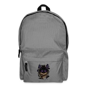 Cat Torn Cloth - Sweet Gothic - Backpack - elephant grey - Front