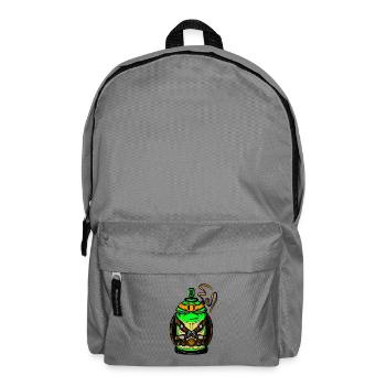 Neon Green Spray Grenade Outfit - Backpack - elephant grey - Front