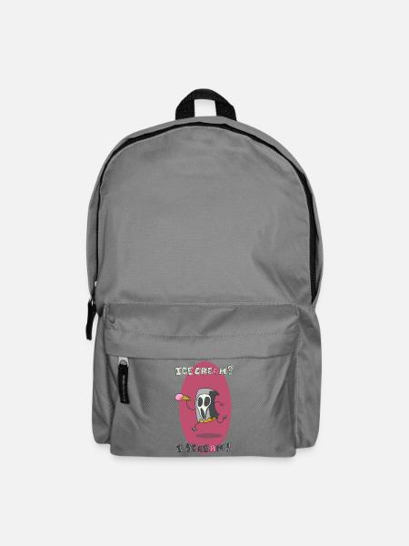 Eis? Ich schreie! - Rucksack - Mittelgrau