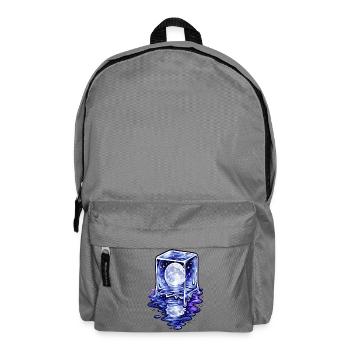 Mondbeschienener Würfelschmelzen - Rucksack - Mittelgrau - Vorne