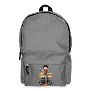 Kunstrad, Kunstradfahren, Hallenradsport - Rucksack - Mittelgrau - Vorne