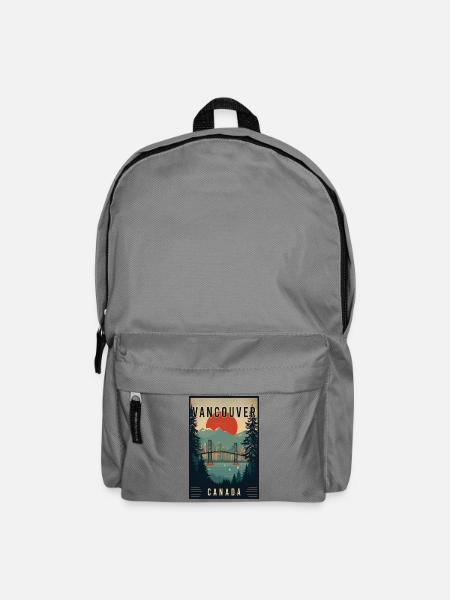Erleben Sie die Stadt im pazifischen Nordwesten, Vancouver, Kanada - Rucksack - Mittelgrau