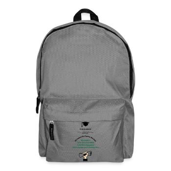 Schulabschluss Design 2026 - Rucksack - Mittelgrau - Vorne