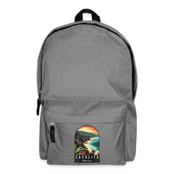 Entdecken Sie das tropische Paradies Sayulita Mexiko - Rucksack - Mittelgrau - Vorne