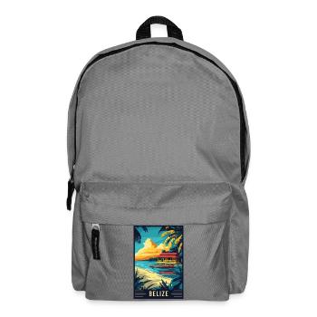 Explore Tropical Paradise of Belize - Backpack - elephant grey - Front