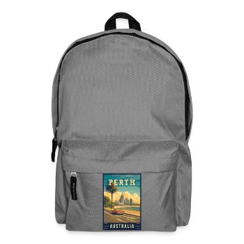 Experience City by the Swan River Perth Australia - Backpack - elephant grey - Front