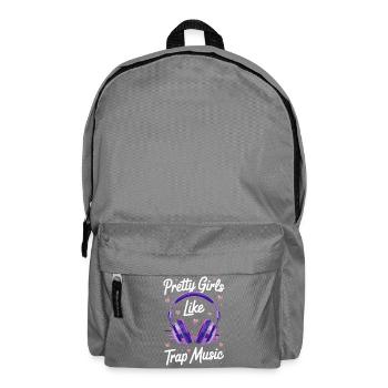 Purple Headphones Heartbeat - Rucksack - Mittelgrau - Vorne