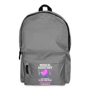 Assistant médical MFA - Sac à dos - gris éléphant - Devant