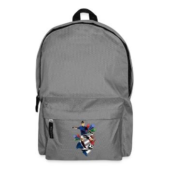 Frankreich - Frankreich - Flaggen - Rucksack - Mittelgrau - Vorne
