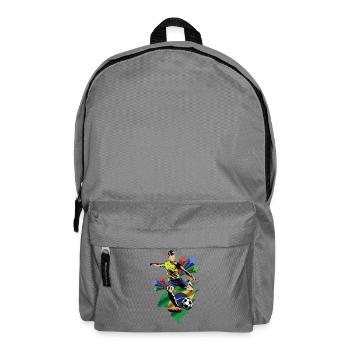Brasil - Brazil - Flags - Backpack - elephant grey - Front