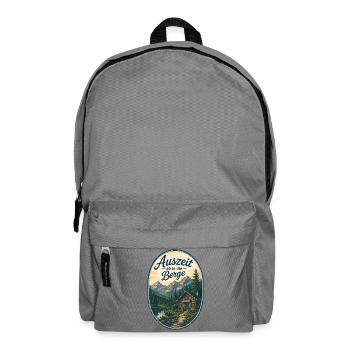 Auszeit in die Berge - Rucksack - Mittelgrau - Vorne